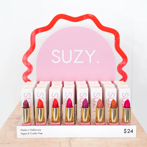 Suzy. Brights Fire Engine Whipped Matte